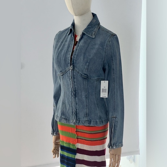 Blank NYC - metallic denim jacket - XS - Picture 7 of 12